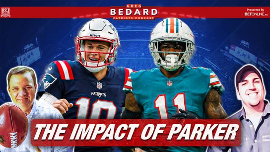 .@betonline_ag Podcast: Bedard Patriots Pod - Does DeVante Parker change anything? Plus, Must-draft spots taken at BSJ Headquarters (Patriots)